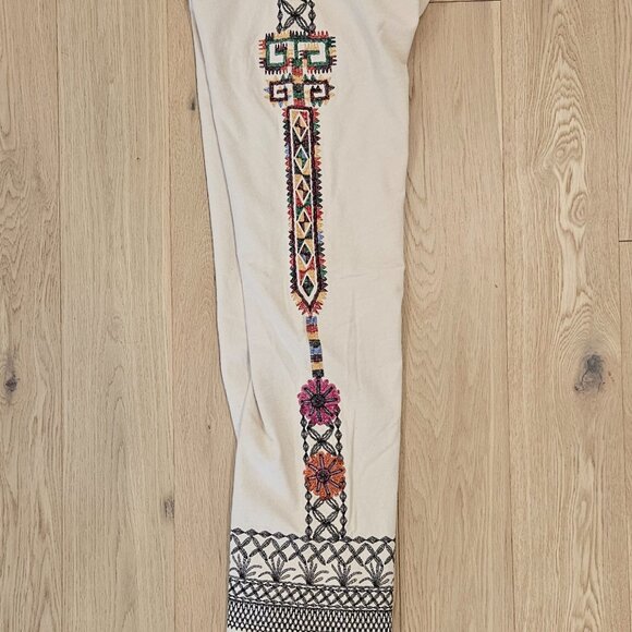 Vintage Y2K Lucky Brand Knit-Wear Low-rise Embroidered Sweatpants - Picture 6 of 7